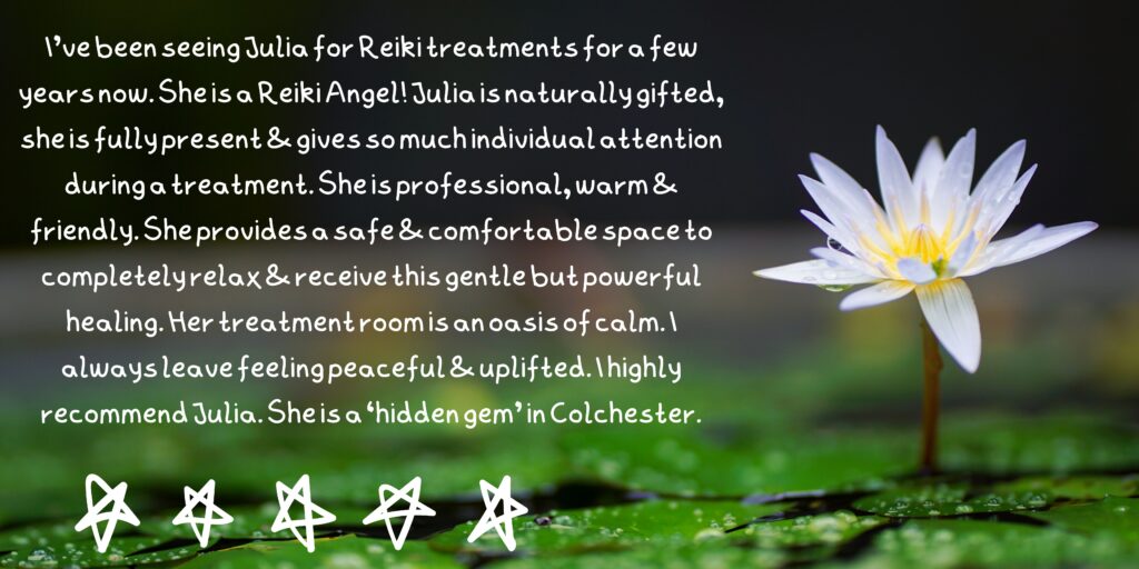 JM Reiki Colchester, testimonial, review, healing Colchester, wellness, holistic